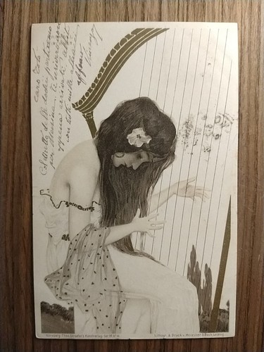 Art nouveau cartolina - art,