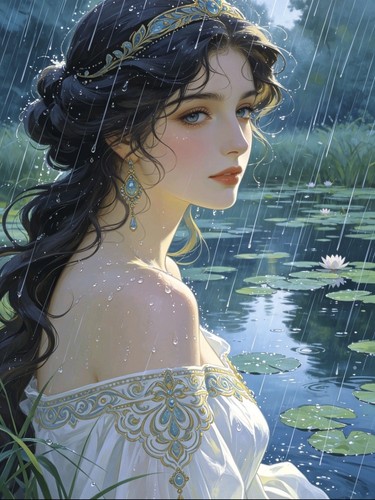 Art nouveau signora - art,