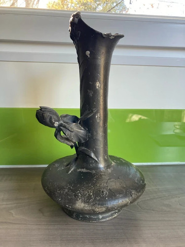 Vaso art nouveau latta - vaso,