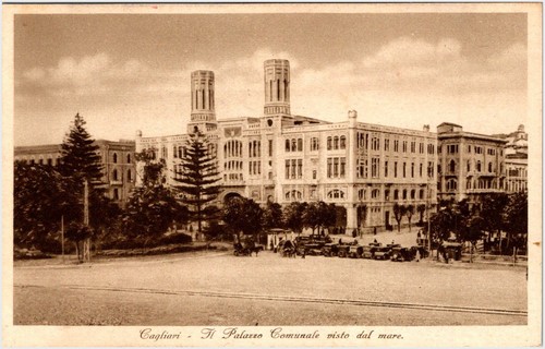 Cartolina cagliari palazzo - cartolina,