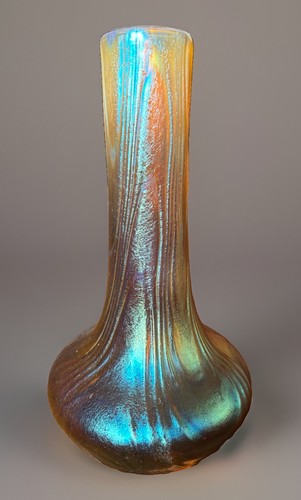 Vaso vetro iridescente - in,