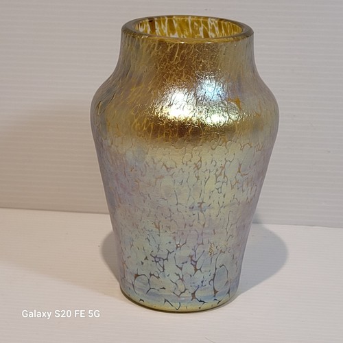 Loetz vase papillon irisée - loetz,