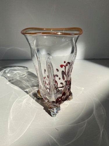 Piccolo vaso vetro bohemia - vaso,